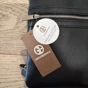 Giani Bernini Genuine Leather Softy Core Black Crossbody Bag